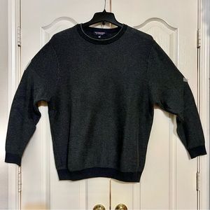 Roundtree and Yorke Mens beautiful plush gray pullover sweater size XL